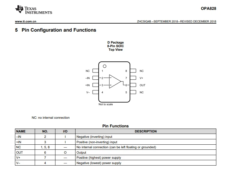 OPA828 Upgrade Generasi Ketiga OPA627 AD797 Super Op Amp Single Op Amp Dual Op Amp