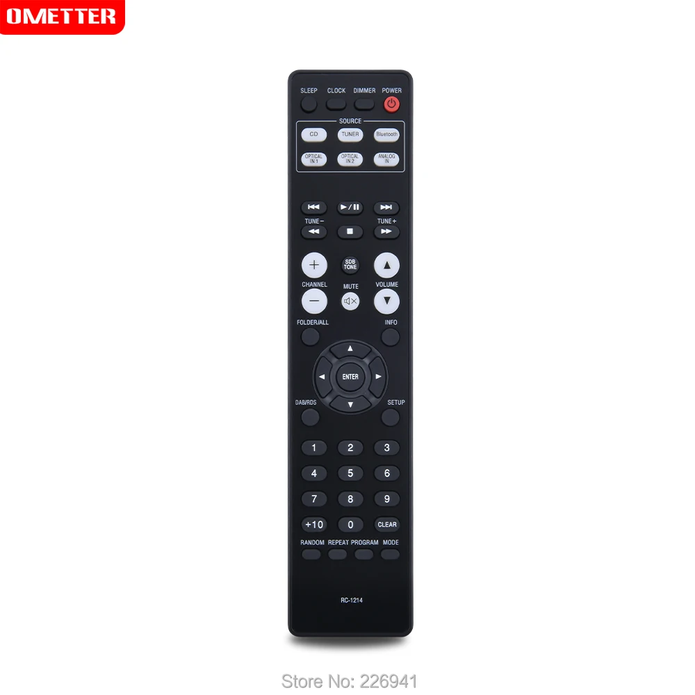 New Generic Remote Control For DENON RC-1214 RC1214 30701023300AS CD Receiver