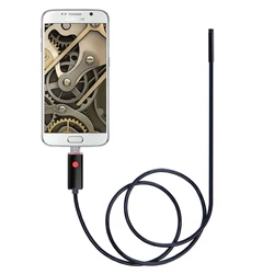 Caméra endoscopique USB 2 en 1, 7MM, pour Android et ordinateur, étanche IP66 CMOS, Endoscope d'inspection, Microscope numérique Otoscope