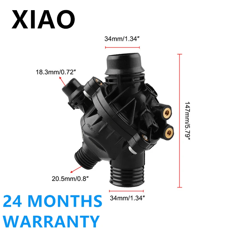

OEM 11537544788 41008697D Coolant System Thermostat + Housing Assembly Kit For BMW E60 E61 E92 E93 Z4 11537549476 11537536655