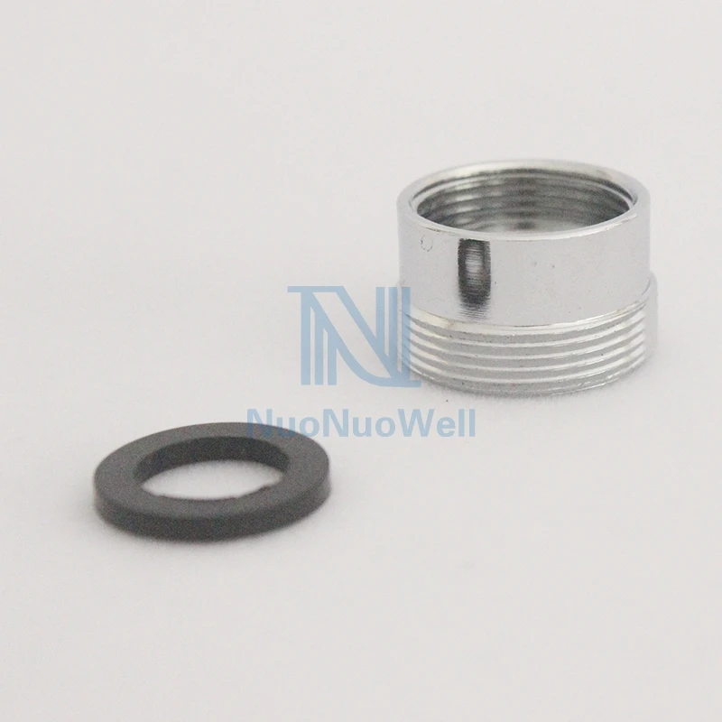  M22 X F18 Kitchen Faucet Water Outlet Reducer Adapter Water Tape Joint  Male x Female Thread Washing Machine Transform 2Pcs