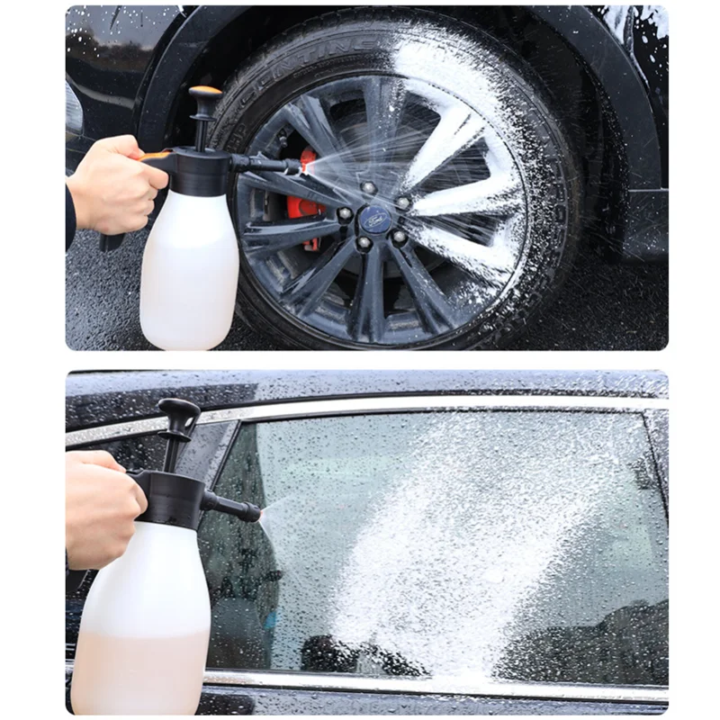 

1.5L car Ultra-fine Water Mist Cylindrical Spray Bottle ​/foam sprayer auto sprayer for household window foam watering can