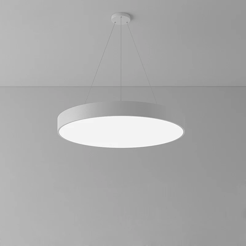 

APP Control New LED Ultra Durable Black White Lustre Chandelier Lighting Haning Lamps Suspension Luminaire Lampen For Office