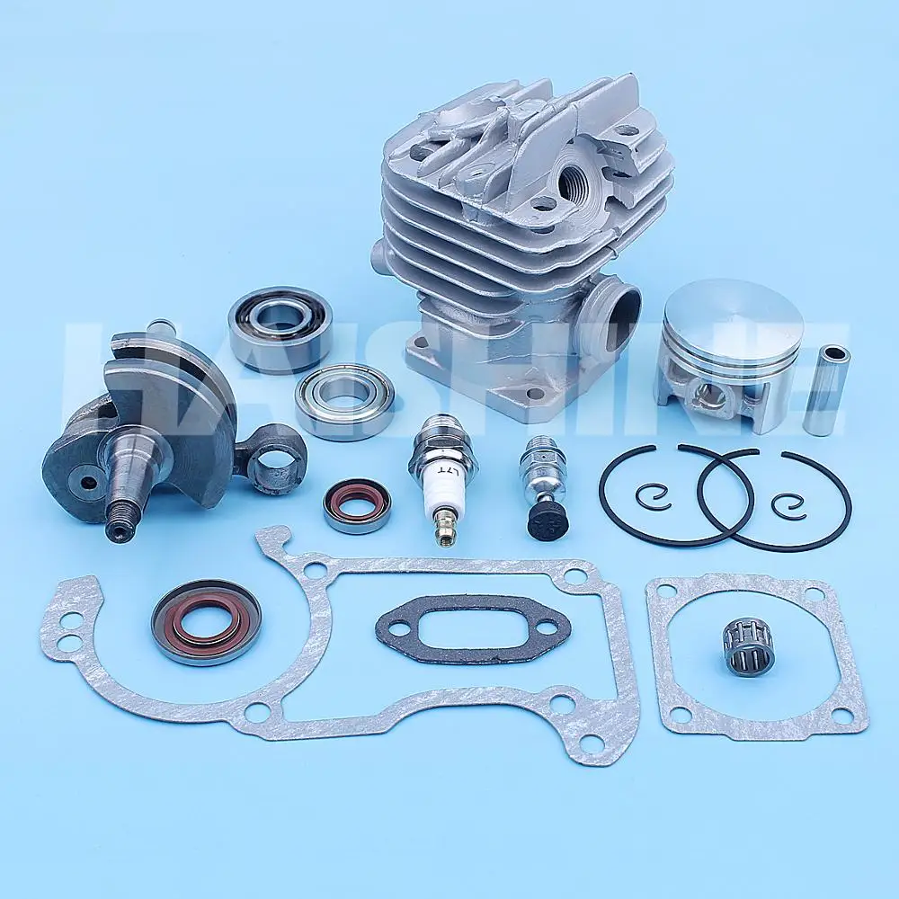 Imagem -06 - Kit de Juntas de Extremidade Superior para Pistão Cilindro de Grande Furo 44.7 mm para Stihl Ms260 026 Pro 024 Ms240 024av 024s Rolamentos de Virabrequim de Motosserra
