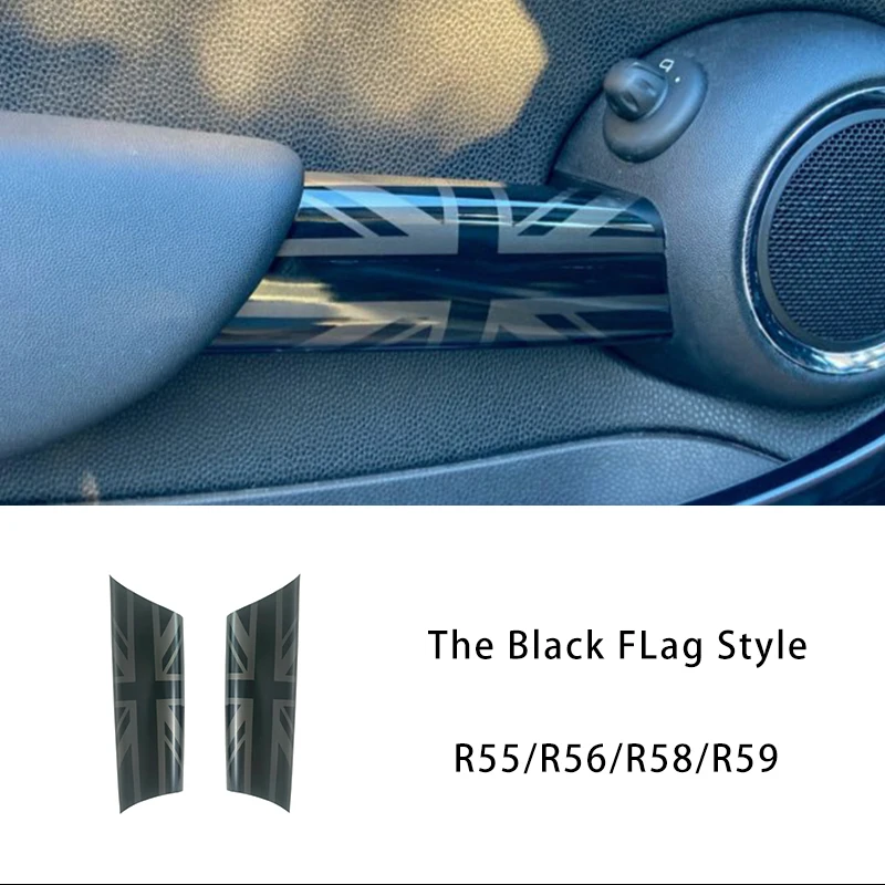 The Black Flag Car Supplies Sticker Protective Shell Decorative Cover For MINI Cooper S JCW R53 R55 R56 R57 R58 R59 R60 R61 Auto