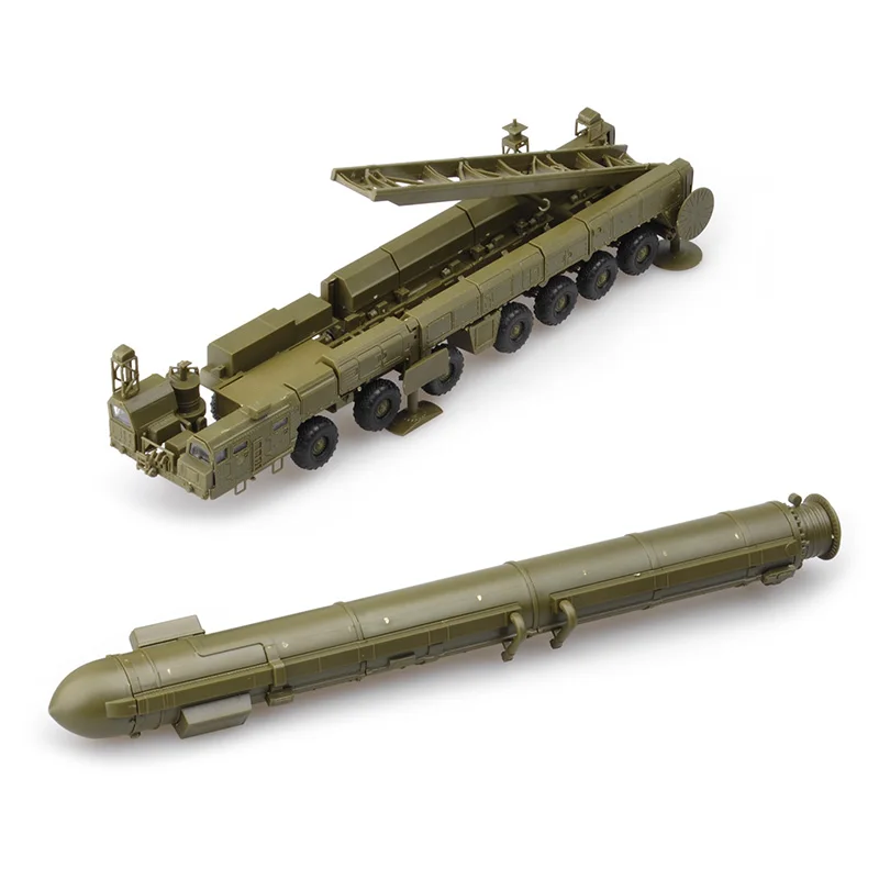 1/72 Puzzle Russia Army RT-2PM2 9K58 S-300 BTR-80 Missile System Radar Vehicle Plastic Assembled Truck Military Model Toy Gift