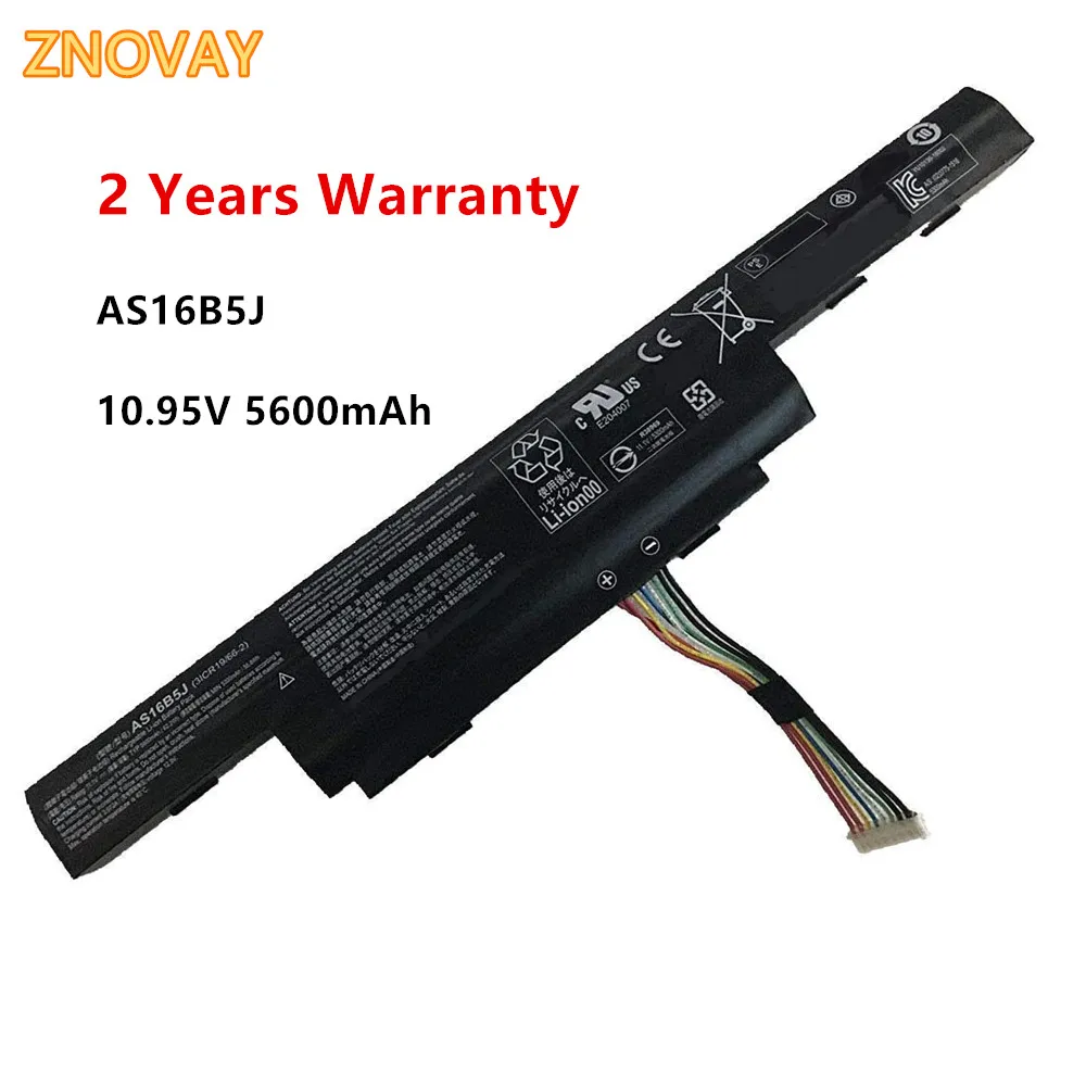 

10.95V 5600mAh Laptop Laptop AS16B5J AS16B8J Battery for Acer Aspire E5-575G E5-575G-53VG Series 15.6" Series Notebook