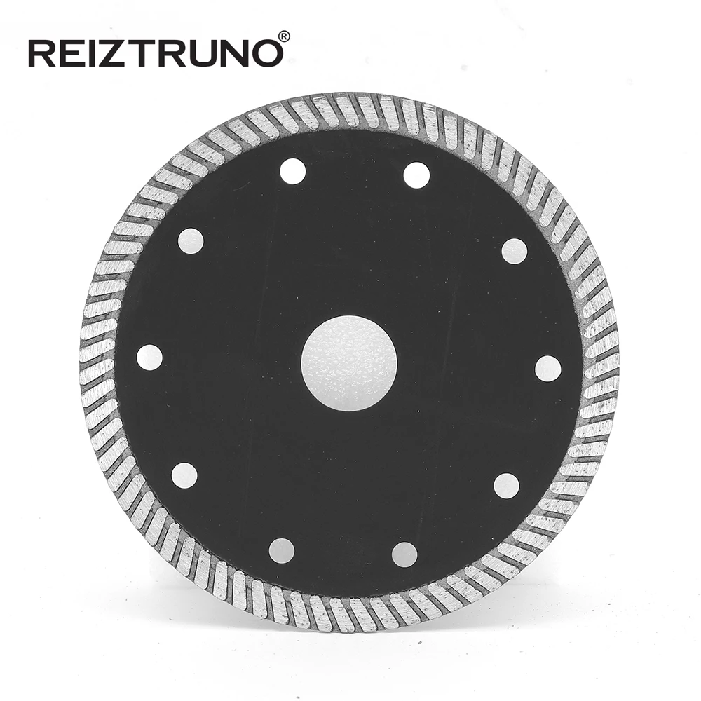 REIZTRUNO 5 "Hot premuto sinterizzato Turbo Rim Diamante Seghe lama Piastrelle Disco di Taglio per il taglio di porcellana, piastrelle di ceramica, piastrelle di Marmo