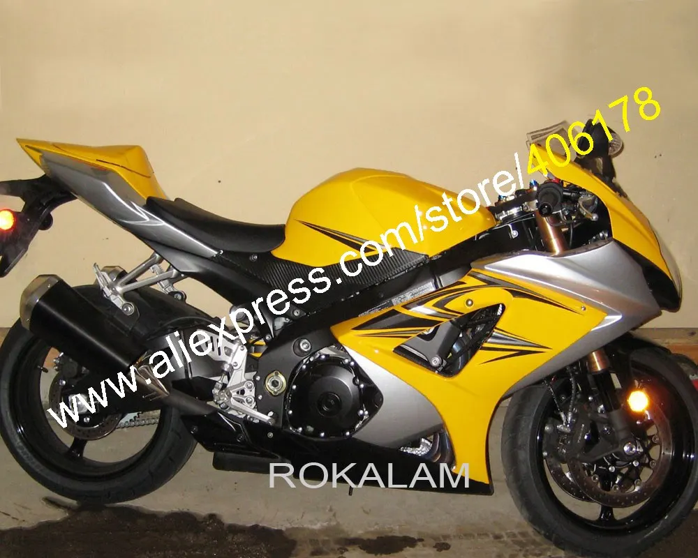 

Custom Race Fairing For Suzuki 2007 2008 GSXR 1000 07 08 Yellow K7 Aftermarket Motorcycle Parts (Injection Molding)