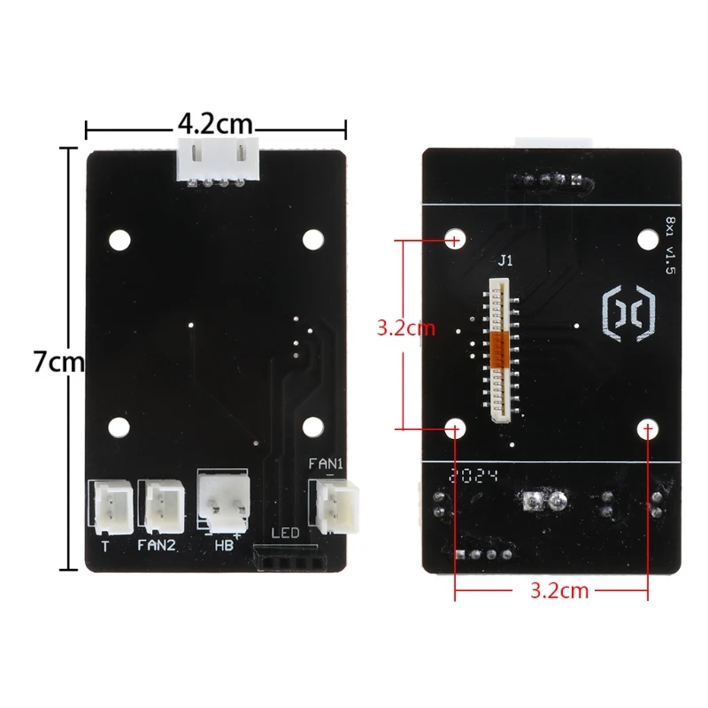 Printer Replacement Accessories Parts Hot End PCB Adapter Board and 24-pin Cable Kit for Artillery Sidewinder X1 3D Printer