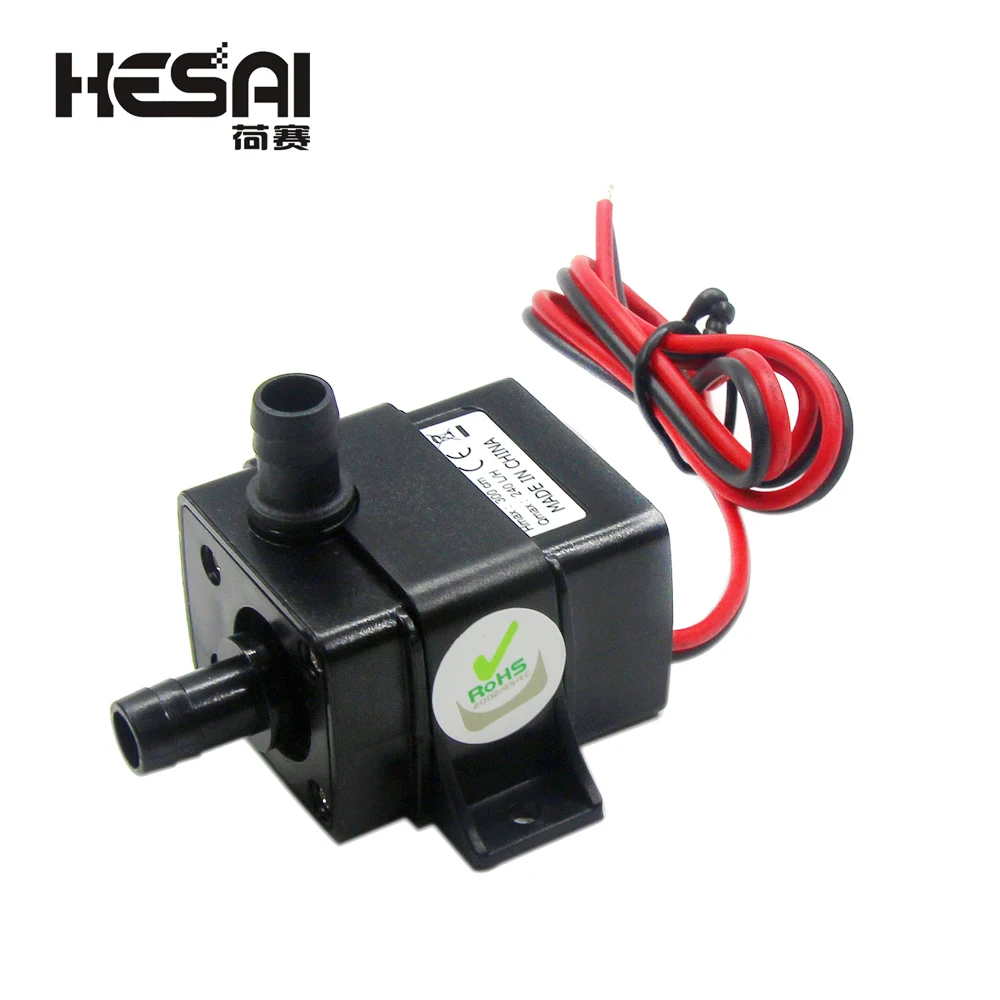 Water Pump 12V Ultra-Quiet4.2W 240L/H Flow Rate Waterproof Brushless Pump Mini Submersible Water Pump