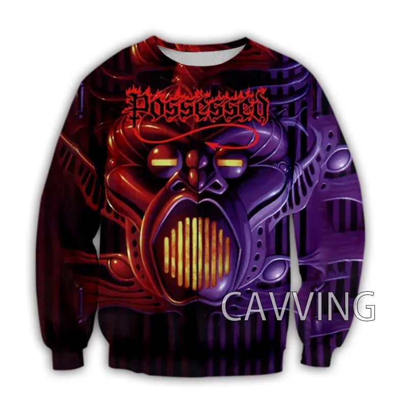 

CAVVING 3D Printed Possessed Rock Band Crewneck Sweatshirts Harajuku Styles Tops Long Sleeve Sweatshirts for Men/women