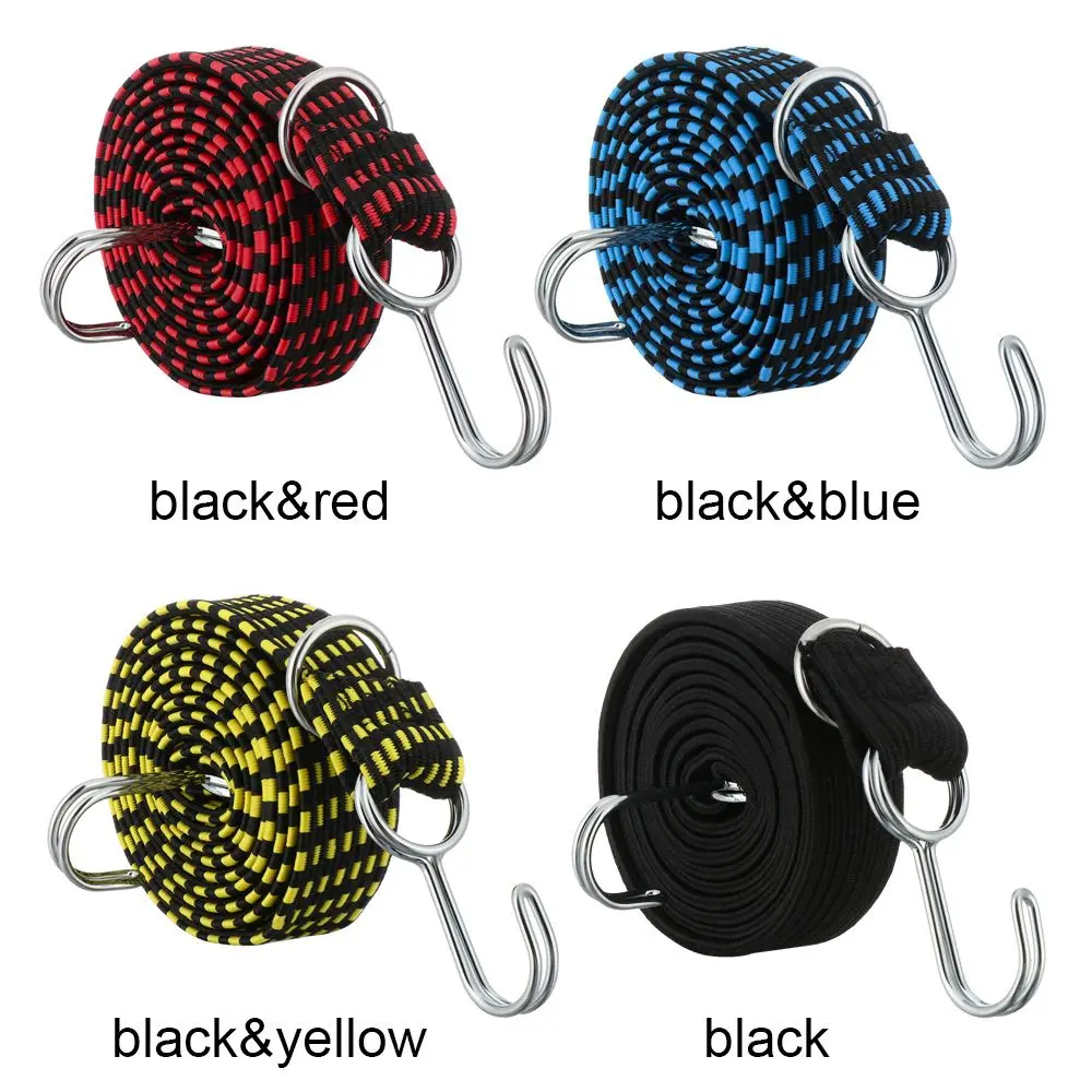 Elastics Rubber Luggage Rope Cord Hooks Bikes Rope Tie Bicycle Luggage Roof Rack Strap Fixed Band Hook Motorcycle Accessories