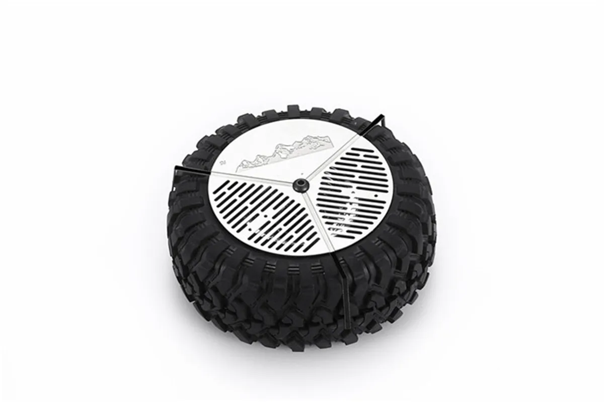 Metal Spare Tire Cover for 1TRAXXAS 1/10 Defender D90 1:10 RC Crawler Cars Accessories       AXIAL SCX10 III UpgradeS