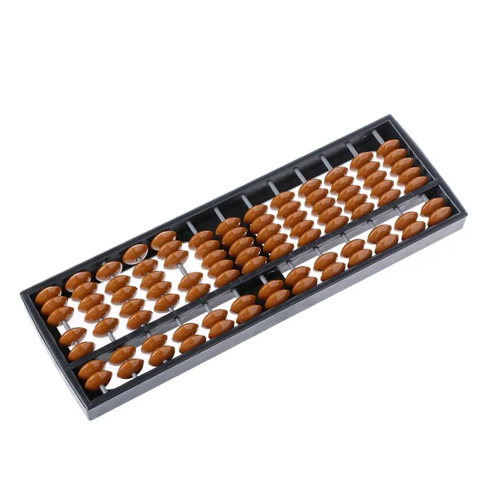 Plastic Abacus Arithmetic Soroban 13 Digits Kids Maths Calculating Tool Toys