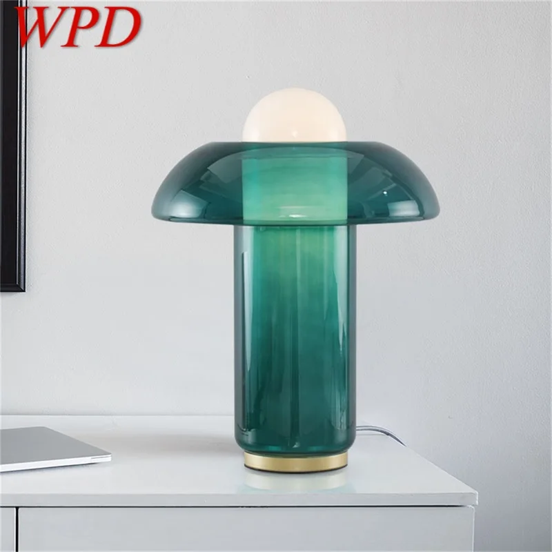 WPD Nordic Modern Creative Green Table Lamp LED Desk Lighting Decorative for Home Living Room