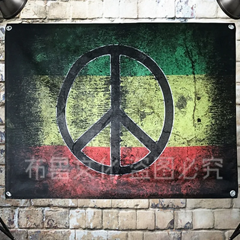 

Large Reggae Rock Band Poster Cloth Flag Banner Hanging Pictures Music Festival Musical Instrument Store Decor