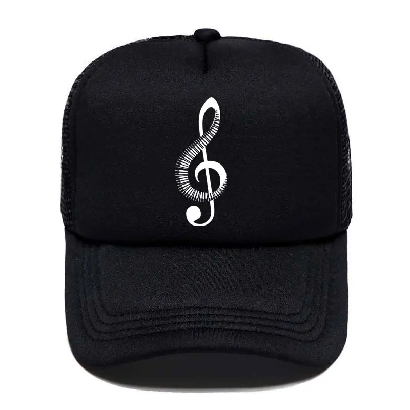 Fashion Ultra Music Festival Music Note Baseball Cap Men Women Parent-child Hats Mesh Visor Outdoor Sun Hat Adjustable Caps