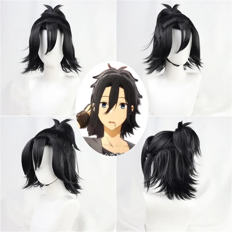 Miyamaha-peruca para cosplay izumi, cabelo sintético curto, resistente ao calor, masculino e feminino