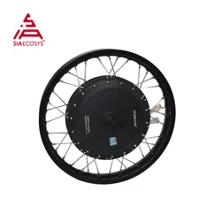 QS Motor 273 Hub Motor 12000W 40H V3 with 19inch moped wheel rim 100KPH