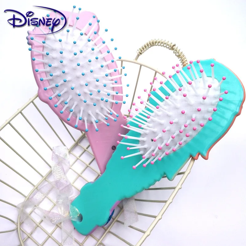 Disney tureand-Peigne de soin des cheveux Minnie, brosse de massage à coussin d\'air pour tout-petit, jouet Kiev illage pour fille, cadeaux de