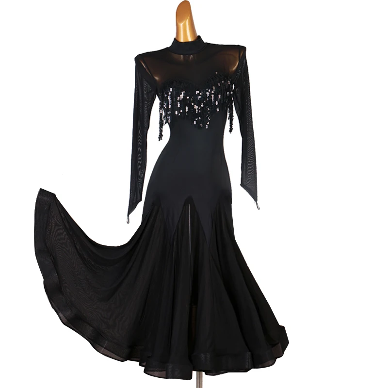 

standard ballroom dress sequin ballroom long dresses Women Stage Waltz Ballroom Dress ballroom dress competition mq227