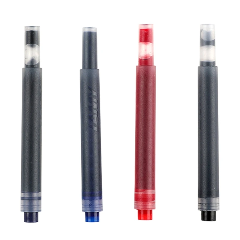 펜 부드러운 잉크 범용 리필 5 개, 보어 직경 3.4mm, 블랙/블루/블랙 블루/레드, 비즈니스 스쿨용