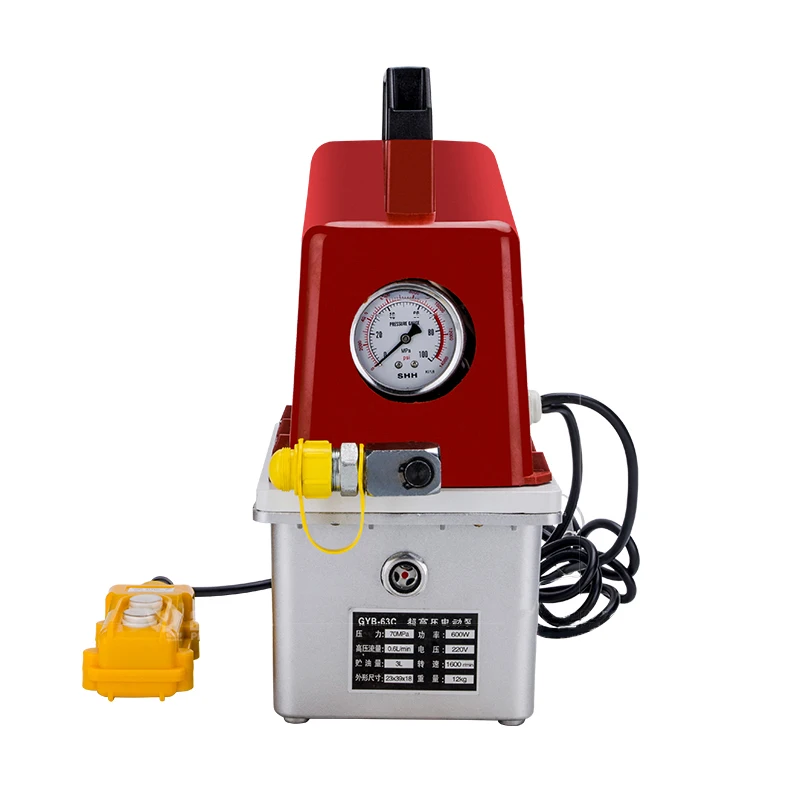 Ultra-High Pressure Electric Hydraulic Pump Portable Electric Hydraulic Oil Pump Built-In Pressure Holding Function