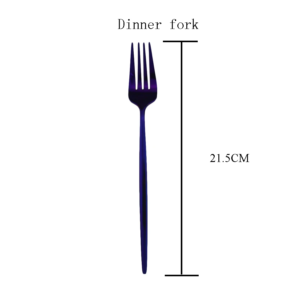 Shiny Purple Dinnerware Set Western Tableware Set 18/10 Stainless Steel Fork Knife Spoon Cutlery Set Home Party Silverware Set