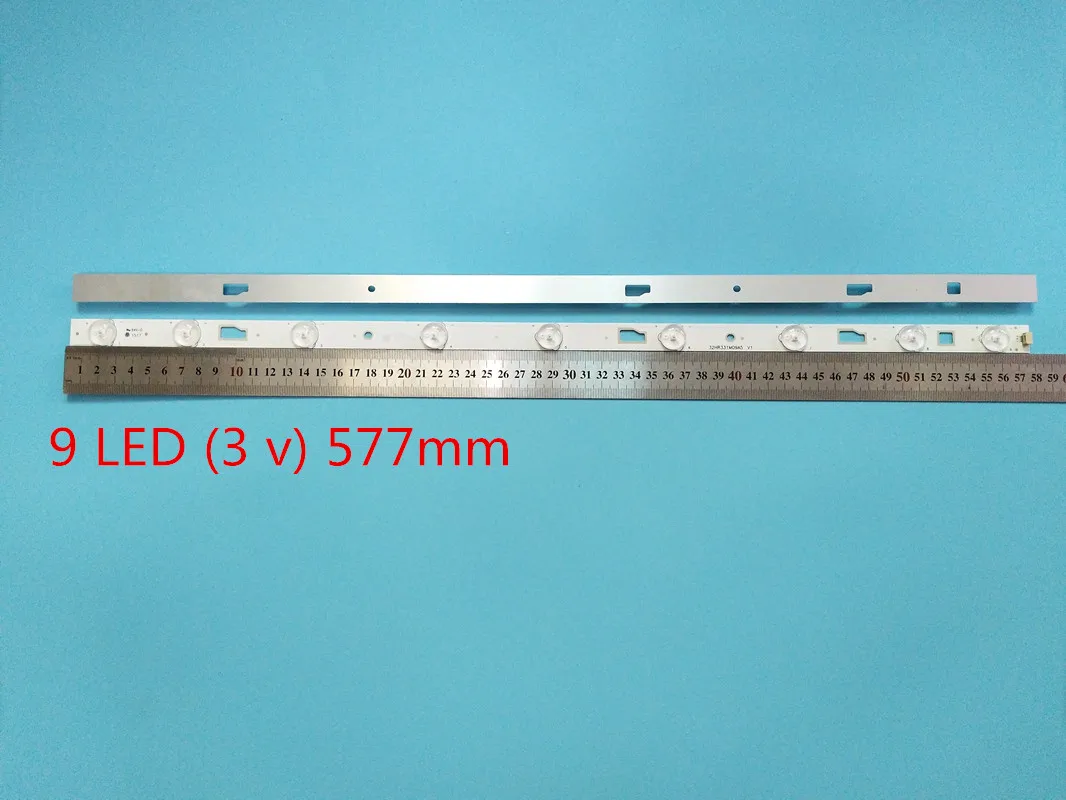 

5 компл. = 10 шт. d32ts7202 led backilght 32hr331m09a5 v1 Светодиодная лента 1 pgs = 580 мм 9led лампы