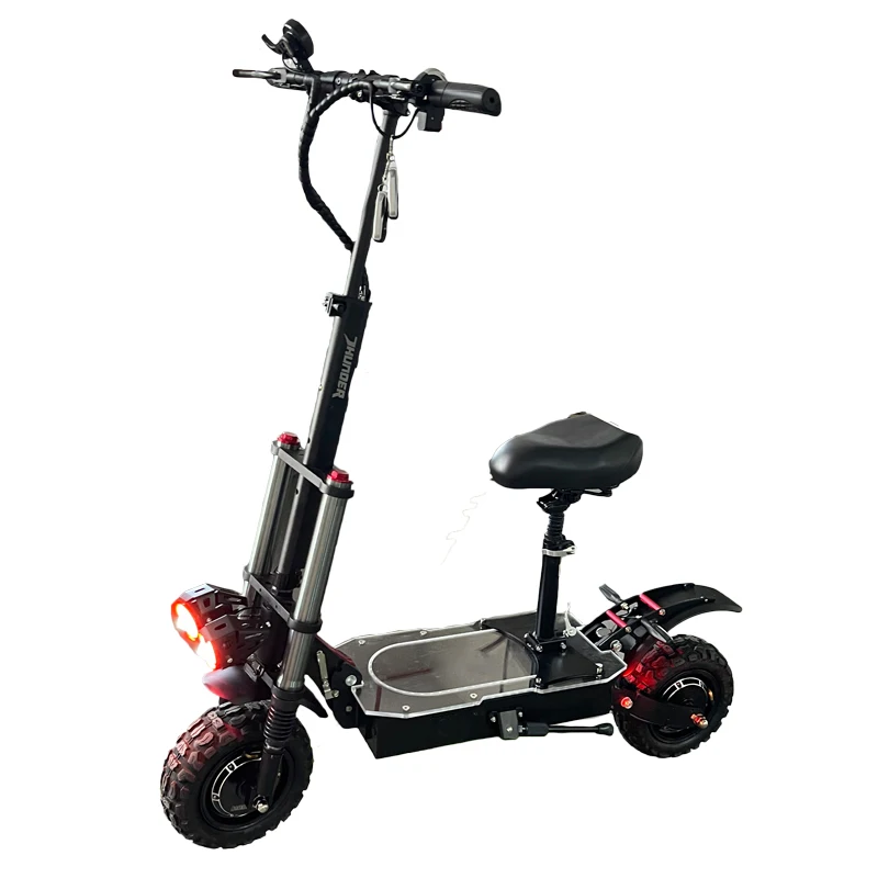 No VAT Dual Motor  Max Speed 80KM/H  Long Range 100KM 11 Inch Off Road Electric Scooter