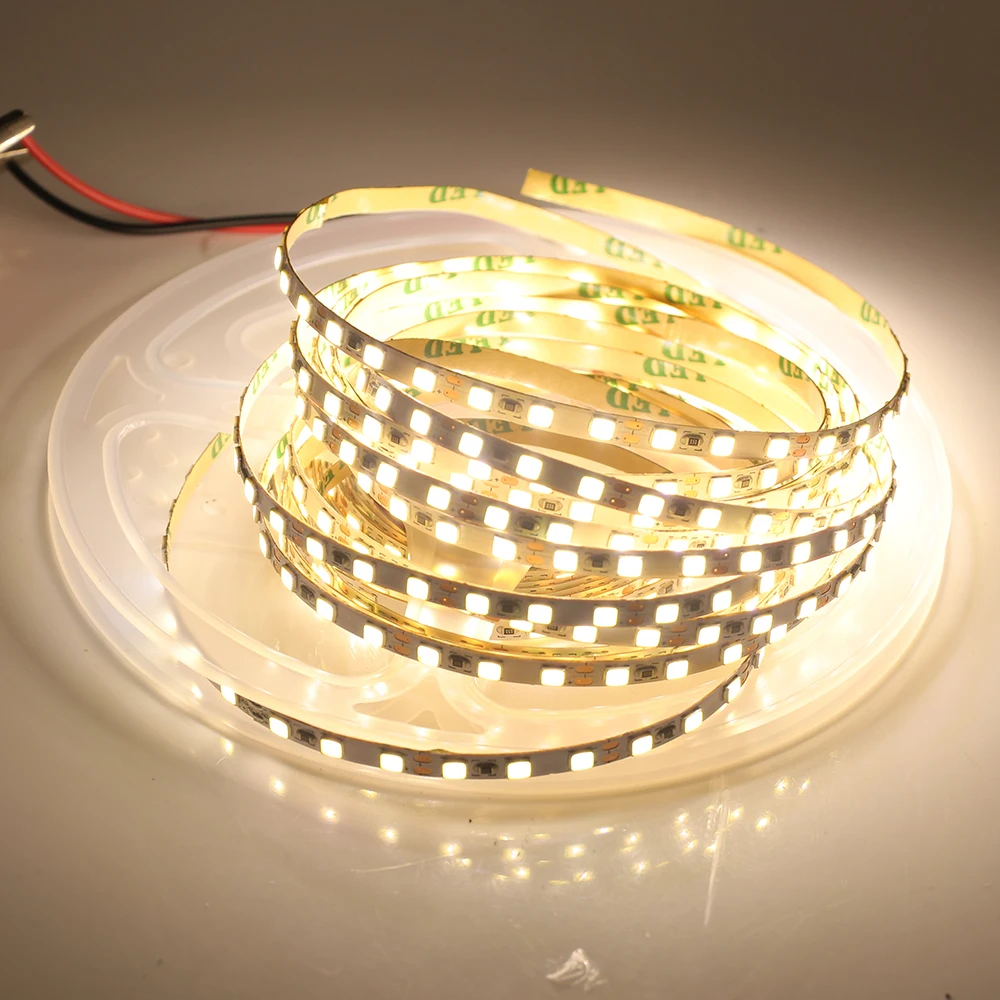 4mm Narrow Width LED Strip DC12V 2835 SMD 120LEDs/m Flexible LED Ribbon Rope Tape LED Light Lamp Natural White/Warm White/Orange