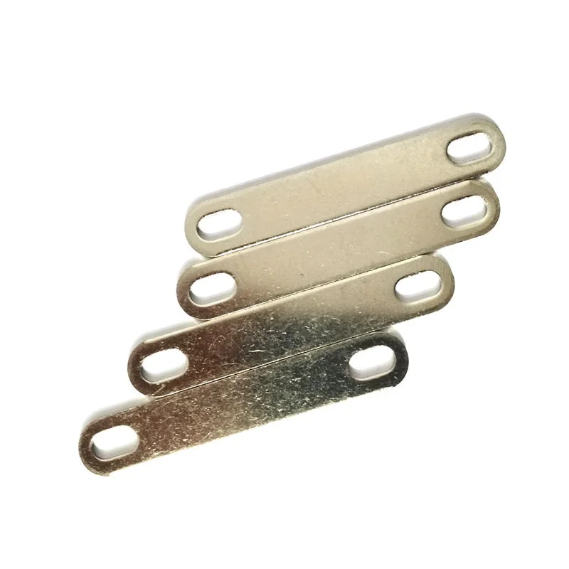 Spessore 2mm connettore sbarra batteria 6*12mm dimensione foro 68mm passo batteria celle pali cinghie contatti linguette pezzo di collegamento