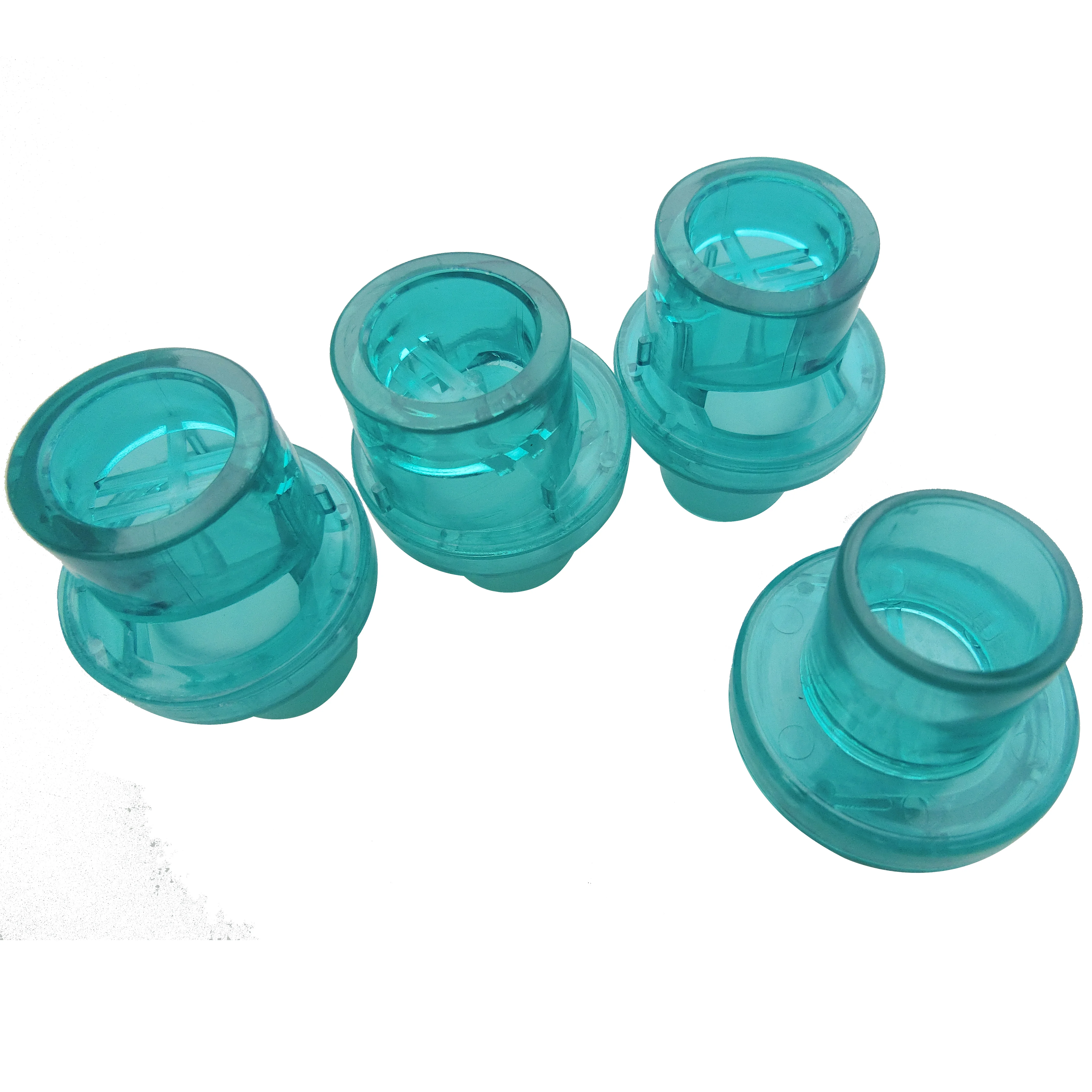 100Pcs Green Cpr Training Face Mask One-way Valve Filter Replacement Consumable CPR PVC Valves For First Aid Rescue Using