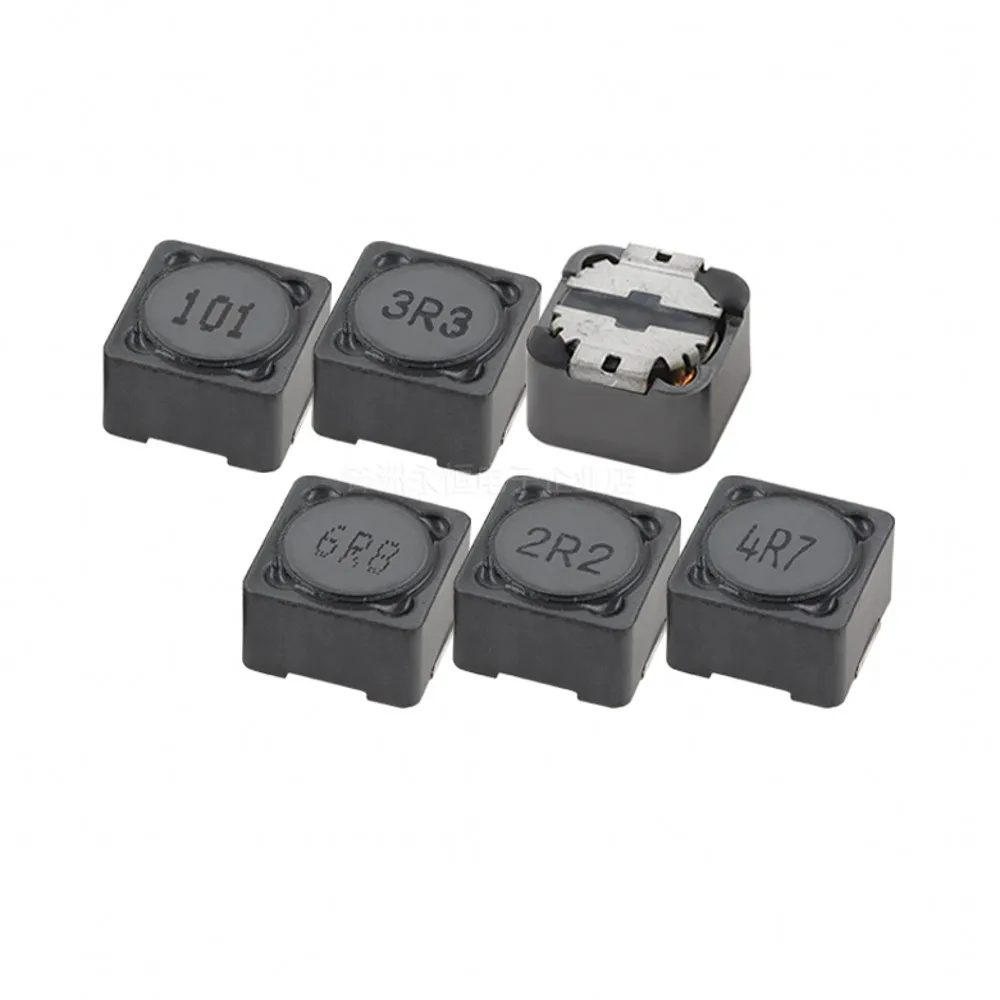 50pcs 12*12*7mm Power Inductance CD127R CD127 Shielded inductor SMD Inductor 2.2/3.3/4.7/10/15/22/33/47/68/100/150/220/330UH/1mH