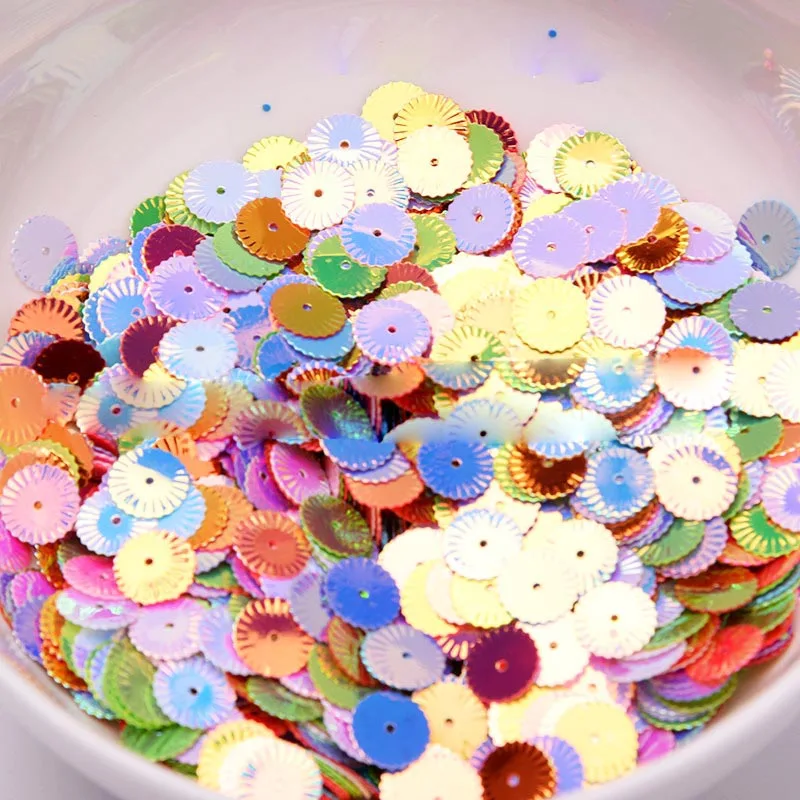 DIY sequins bright golden light 10mm chrysanthemum beads shoes clothing hats decoration materials wedding accessories