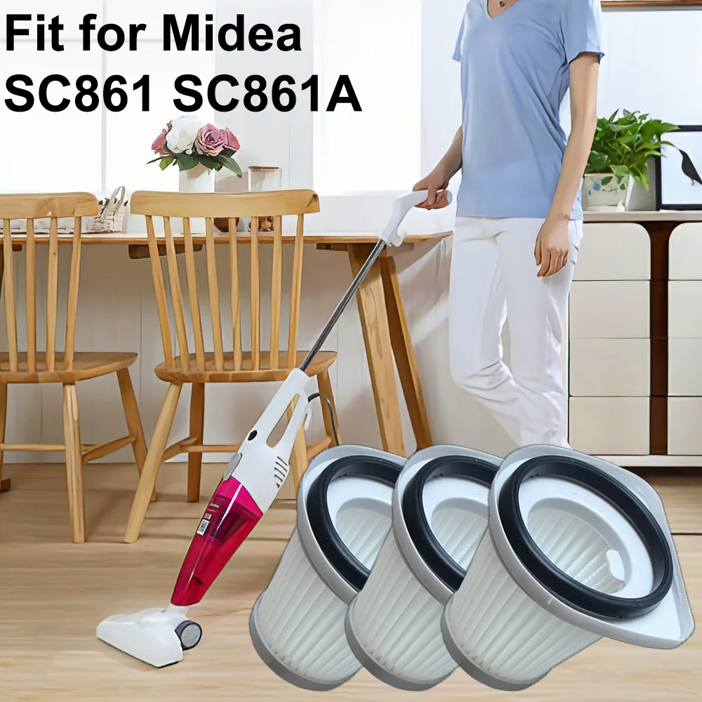 1PC Replacement HEPA Filter for Midea SC861 SC861A Vacuum Cleaner Spare Parts Accessories Cleanning Hepa Filters