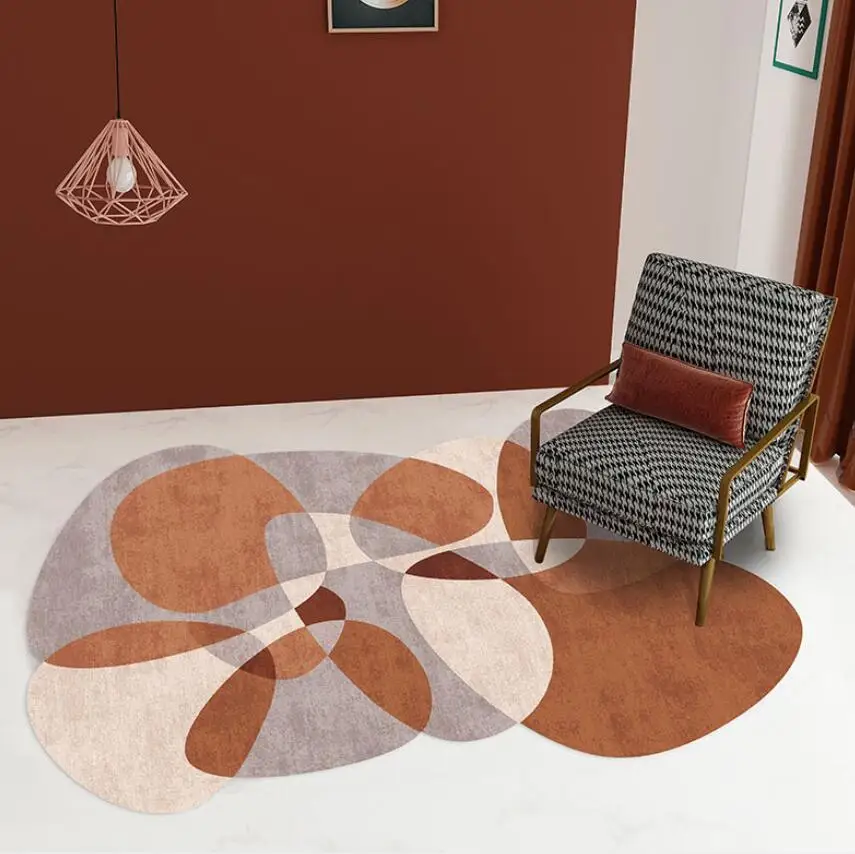 

High Quality Irregular Geometric Carpets For Living Room Rugs For Bedroom Blanket Sofa Coffee Table Mat Modern Yoga Teppich