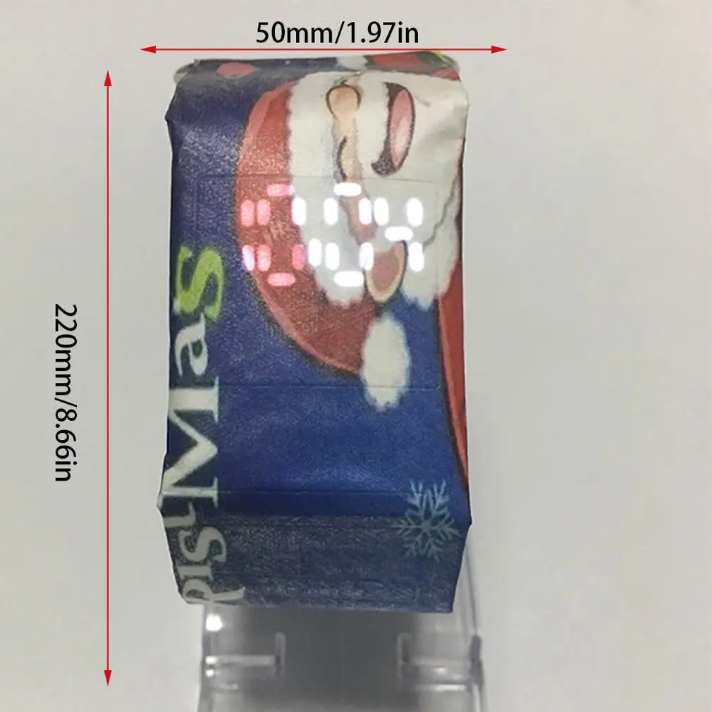 Creative Pattern Paper Watch LED Waterproof Clock Paper Strap Digital Watches Sport Watch Women Men Student Watch