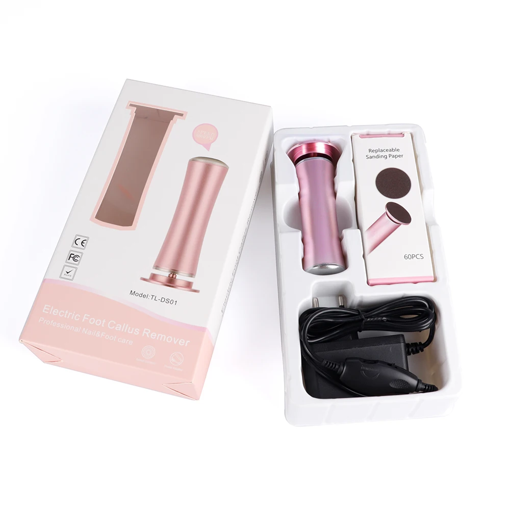 Smerigliatrice elettrica per piedi Rimuovi calli della pelle morta del tallone del piede Smerigliatrice per pelle dura secca morta Strumento per la cura del piede per pedicure