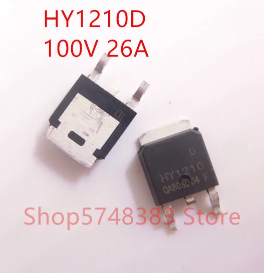 10PCS/LOT 100% new original HY1206D HY1206 60V 20A HY1210D HY1210 100V 26A HY1306D HY1306 60V 25A HY1310D HY1310 100V 30A TO-252