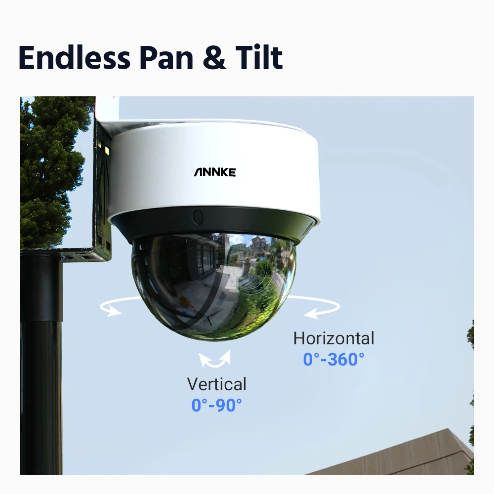 Imagem -03 - Annke Cz500 4mp Ultra Incomparável 25x Zoom Óptico Poe Câmera ip Ptz ai Detecção Facial Ip66 Impermeável ao ar Livre Poe Secuity Cam