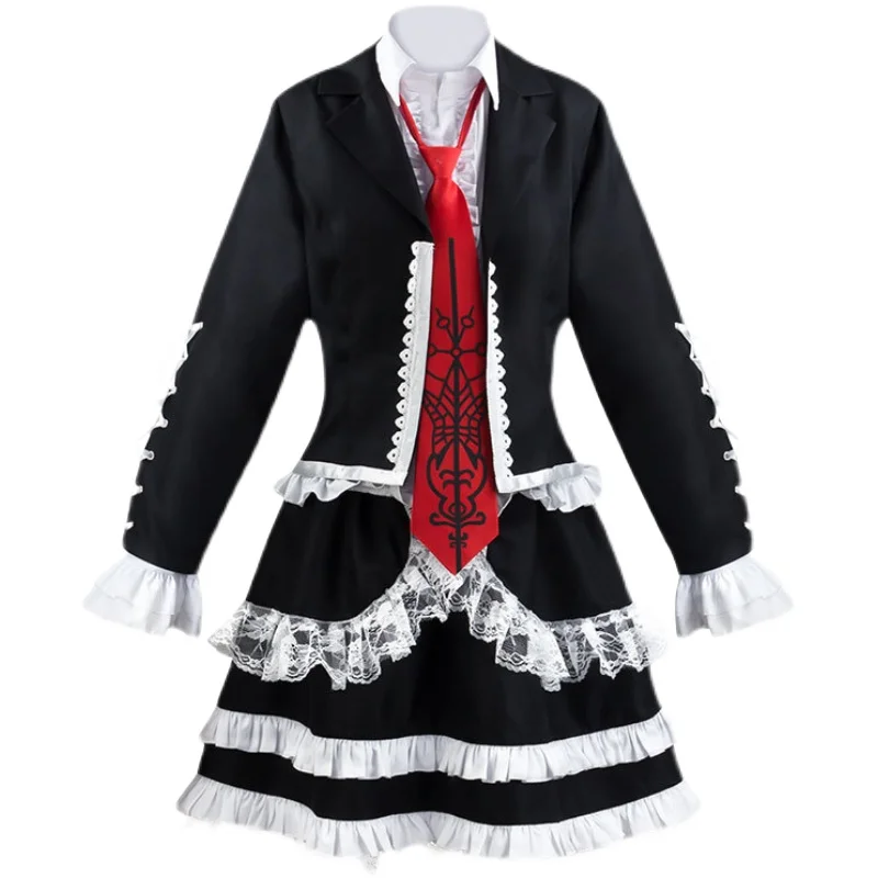 Anime Cos yasuhiro taeko Celestia Ludenberg Cosplay Costume Dress Custom Size