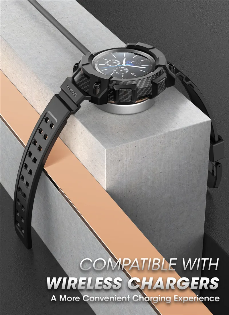 For Samsung Galaxy Watch 3 Case 45mm (2020) SUPCASE UB Pro Rugged Protective Cover with Strap Bands For Samsung Galaxy Watch 3