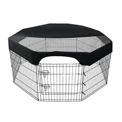 Portátil Octagon Pet Playpen Cage Cover, Sombra Ao Ar Livre, Tecido De Malha, Protetor Solar, Cão Suprimentos, Puppy Enclosure, Coelho