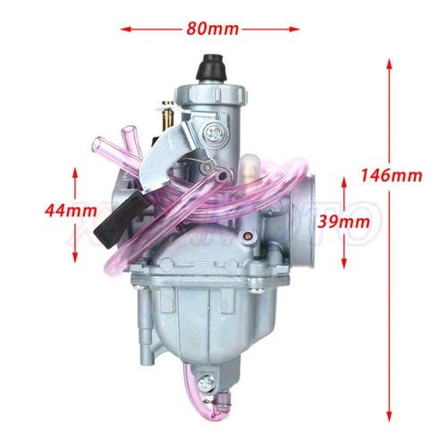 Imagen 2 del producto Mikuni carburador VM22, pieza de carburador de rendimiento, 26mm, 110CC, 125cc, Pit Dirt Bike, ATV, Quad, PZ26