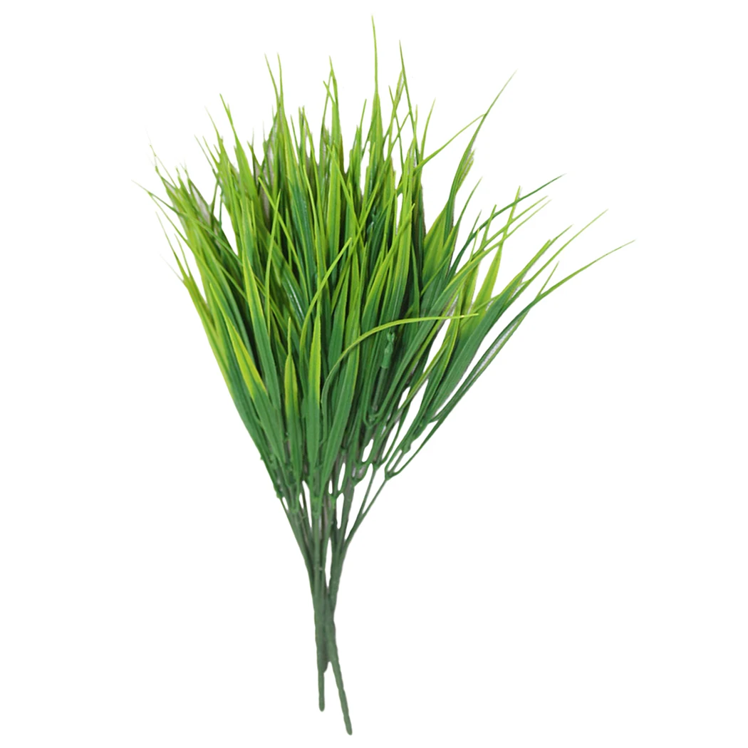 7 Fork water grass Eucalyptus Plastic Artificial Plants Green Grass plastic flower Plant Wedding Home Decoration Table Decors