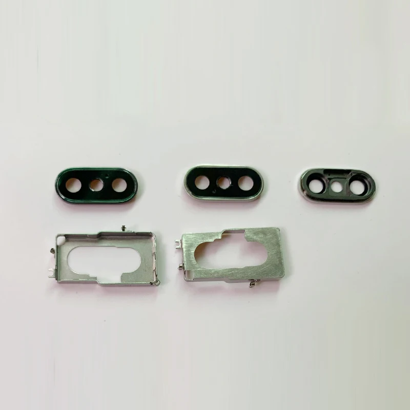 Rear Back Camera Lens Glass with Frame Holder Rear Housing Cover For iPhone X XS XR XS Max Replacement Parts