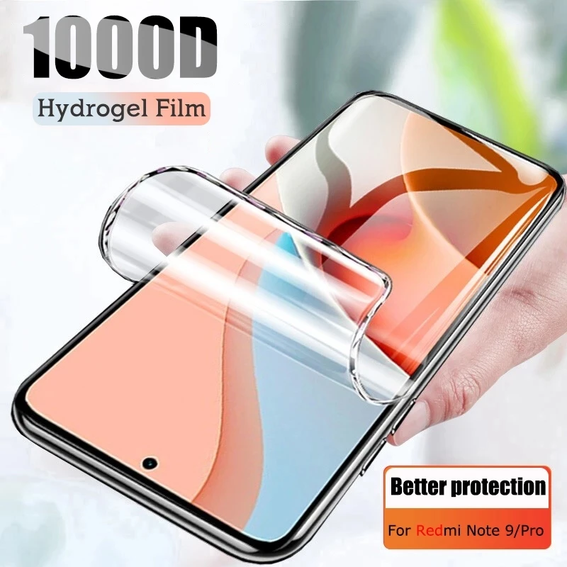 Hydrogel Film Voor Redmi Note 9 8 7 Pro 9S 8T 10 10S 10T Screen Protector voor Xiaomi Redmi 9 9T 9A 9C Nfc 8A 7A 9AT Film