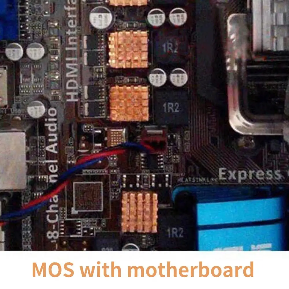 8Pcs Koellichaam Quick Cooling Eenvoudige Structuur Koper Mini Adhesive Terug Ssd Radiator Cooler Voor Pc